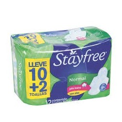 TOALLAS STAYFREE CON ALAS...