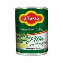 PIÑA EN RODAJAS AL FRESCO