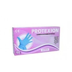 PAR GUANTES NITRILO AZUL...