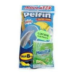 GUANTE BICOLOR C.25 8.5 DELFIN