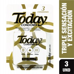 CONDONES TODAY X 3 TRIPLE...