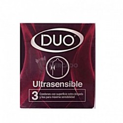 CONDONES DUO ULTRASENCIBLE X 3