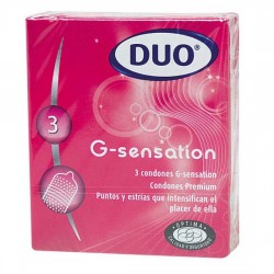 CONDONES DUO G SENSATION X 3