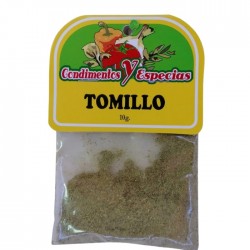 CONDIMENTO TOMILLO MOLIDOx10g